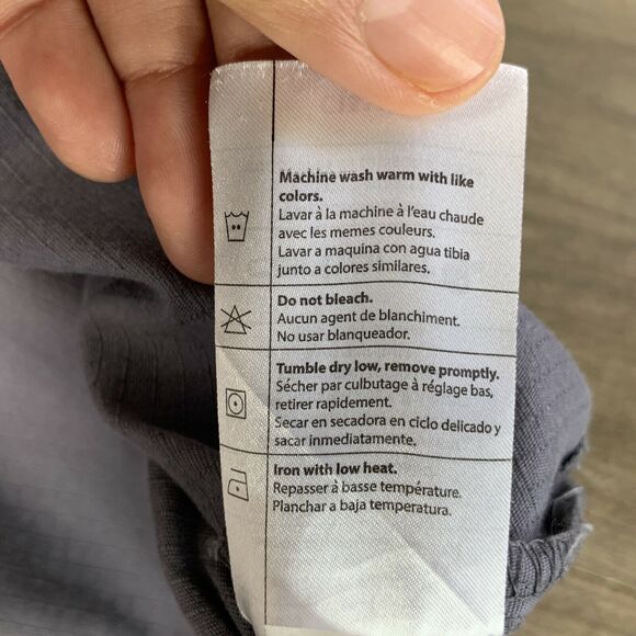 Carhartt Scrub Top Medical Shirt Mens Size 3X Gray V-Neck Short Sleeve Pocket - Picture 9 of 9